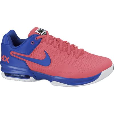Nike Mens Air Max Cage Tennis Shoes - Pink/Blue