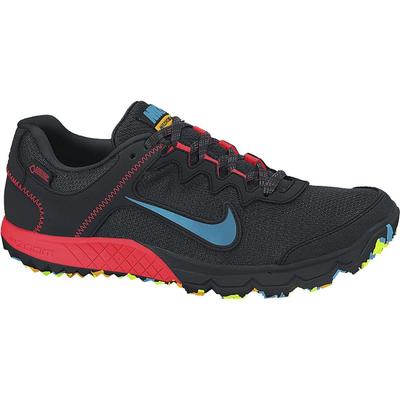 Nike Mens Zoom Wildhorse GTX Trail Running Shoes - Black/Bright Crimson - main image