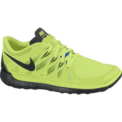 Nike Boys Free 5.0+ Running Shoes - Volt/Black/Electric Green - main image
