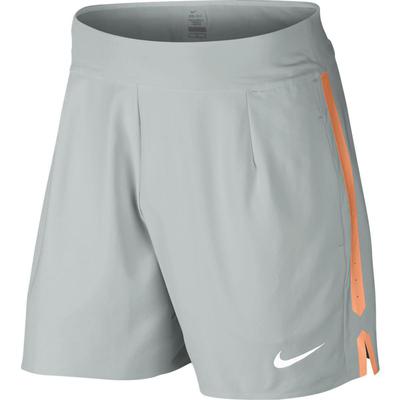 Nike Mens Premier Gladiator 7" Shorts - Grey Mist/Orange
