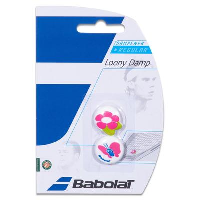 Babolat Loony Damp Vibration Dampeners (Pack of 2) - Flower/Butterfly