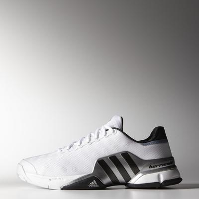 Adidas Mens Barricade 2015 Tennis Shoes - White/Black - main image