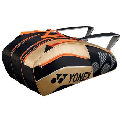 Yonex Tournament Active 9 Racket Bag - Black/Gold (BAG8529EX)