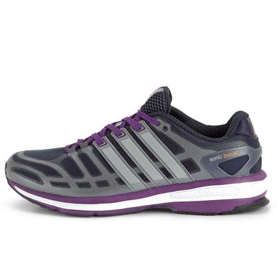 Adidas Womens Sonic Boost Running Shoes - Dark Grey/Purple - main image