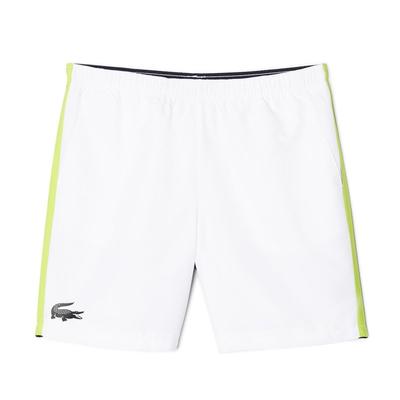Lacoste Mens Two Tone Shorts - White/Navy/Lime - main image