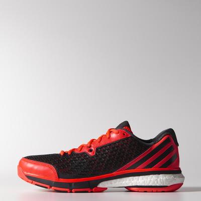 Adidas Mens Energy Boost Volley Indoor Shoes - Solar Red - main image