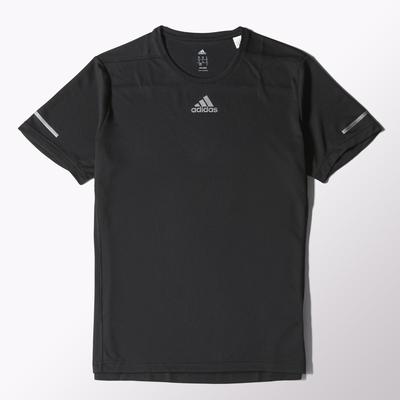 Adidas Mens Sequencials Climalite Running Tee - Black - main image