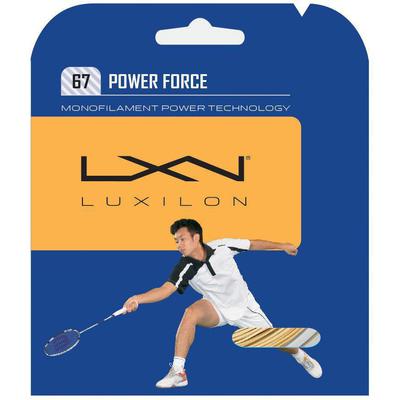 Luxilon Power Force Badminton String Set - Gold