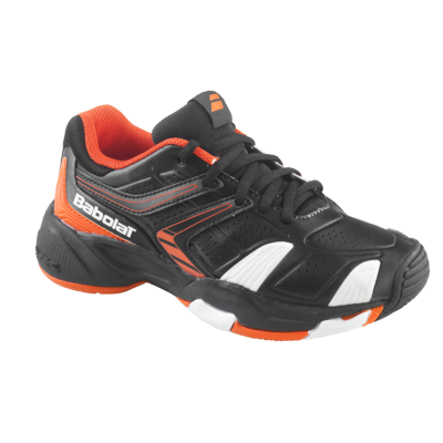 Babolat Boys Drive 3 Junior Tennis Shoes - Black/Orange