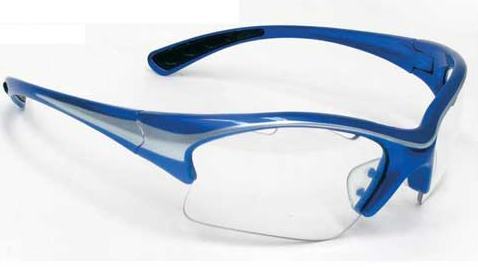Black Knight Stiletto Eye Guard- Blue/Silver