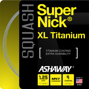 Ashaway Supernick XL Titanium Squash Strings