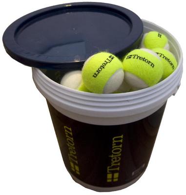 Tretorn Trainer Balls- White/Yellow -quantity deals