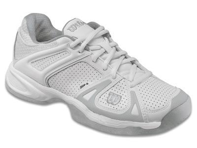 Wilson Womens Stance Indoor Carpet Tennis Shoes - White/Ice Grey - main image