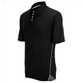 K-Swiss Mens Accomplish Polo- Black/White