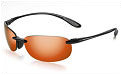 Bolle Kickback Black Frame Polarized Inland Gold Lens Golf Sunglasses