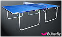 Butterfly Compact Outdoor Table Tennis Table SET - Blue