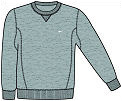 Nike Mens Fleece Crew Grey (rrp �24.99)
