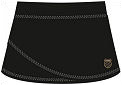 K-Swiss Womens Knit Wrap Skirt Black