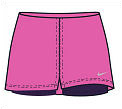 Nike Womens Club Power Skirt Rose