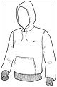 Nike Mens Johnson Hoody 09 White/Navy