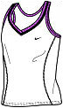 Nike Girls Tennis Tank 0108 White/Pink/Black