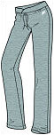 Nike womens Jersey pant - grey heather