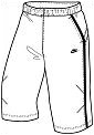 Nike Mens OTK Shorts- White