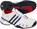 Adidas Mens Barricade V OC Omni Tennis Shoes AO09 White/Black/Red