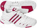 Adidas Womens Barricade V OC Omni Tennis Shoes AO09- White/Red