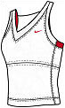 Nike Womens Athlete Tank Top White