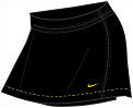 Nike Girls' Power Skirt Black