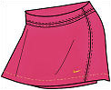 Nike Girls' Tennis Power Skirt Pink/Gold