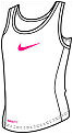 Nike Girls' Sport Sleeveless Top White/Berry
