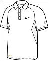 Nike Boys' Tennis Wimbledon Polo White/Navy