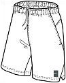 Nike Boys Tennis Shorts 08 White