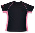 Carlton Womens Aeroflow Traning Shirt Black (rrp �20)