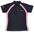 Carlton Womens Aeroflow Zip Collar Tournament Shirt Black (rrp �30)