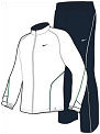 Nike Mens Dri-Fit Woven Warm-Up 09- White/Black