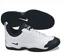 Nike Mens Air Oscillate Clay Tennis Shoes White/Navy