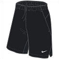 Nike Boys Tennis Shorts- Black
