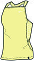 Nike Girls Tennis Tank Yellow Lime