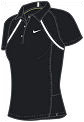Nike Girls Tennis Polo Black