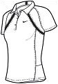Nike Girls Tennis Polo White