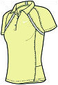 Nike Girls Tennis Polo Yellow Lemon