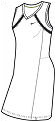 Nike Girls Tennis Dress White