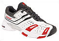 Babolat Kids Team Junior 4 Tennis Shoes- White/Red