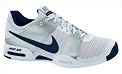 Nike Mens Court Ballistec 1.3 Tennis Shoes- White/Navy