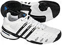 Adidas Kids Barricade V XTD Tennis Shoes White/Black