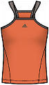 Adidas Women's Edge Tank Top Orange