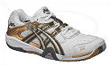 Asics Gel Blade Indoor Shoes White/Gold/Black (rrp �65)